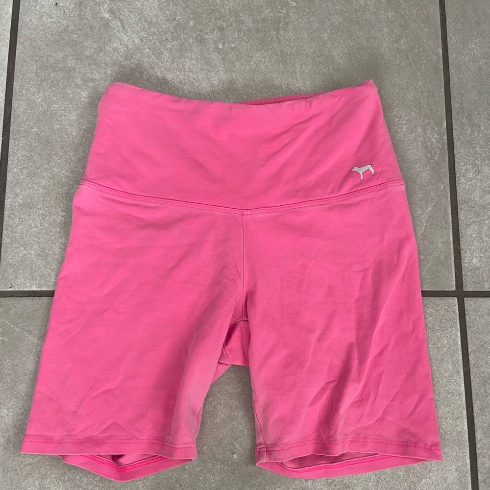 Pink VS Biker Short Leggings